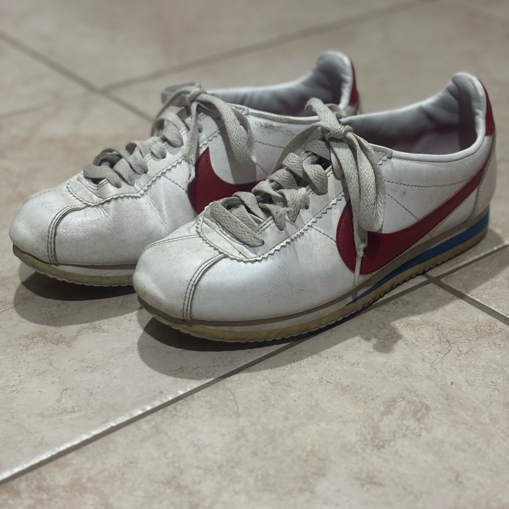 Nike Classic Cortez Shoes Women's Size 7.5 Forrest Gump Sneaker 807471-103